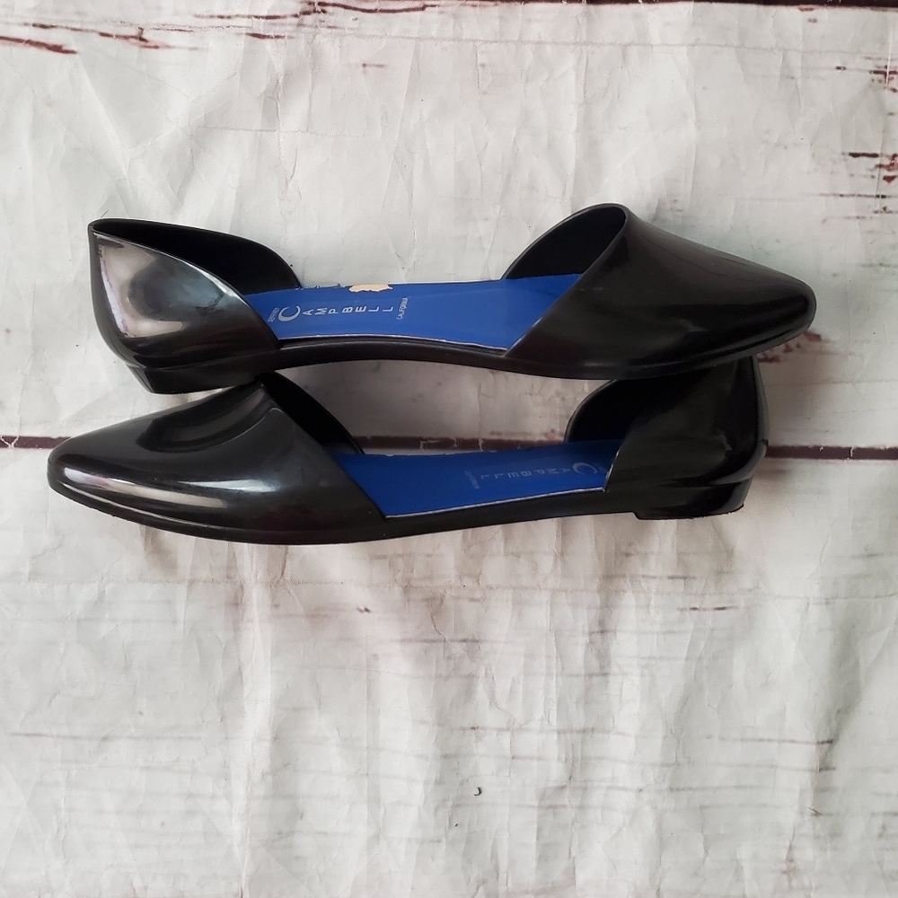Jeffrey Campbell Last Havana Rubber Flats Size 9